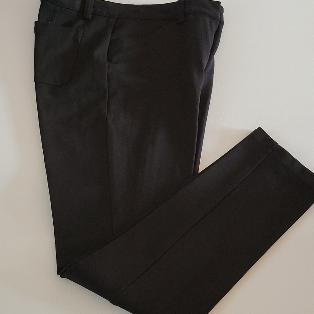 Andrew Marc Womens Stretchy Shiny Dress Pant Size 6